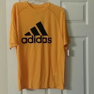 Adidas NWT Clima lite orange and black shirt